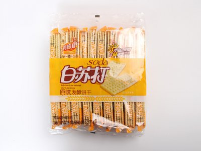白苏打原味发酵饼干-450克